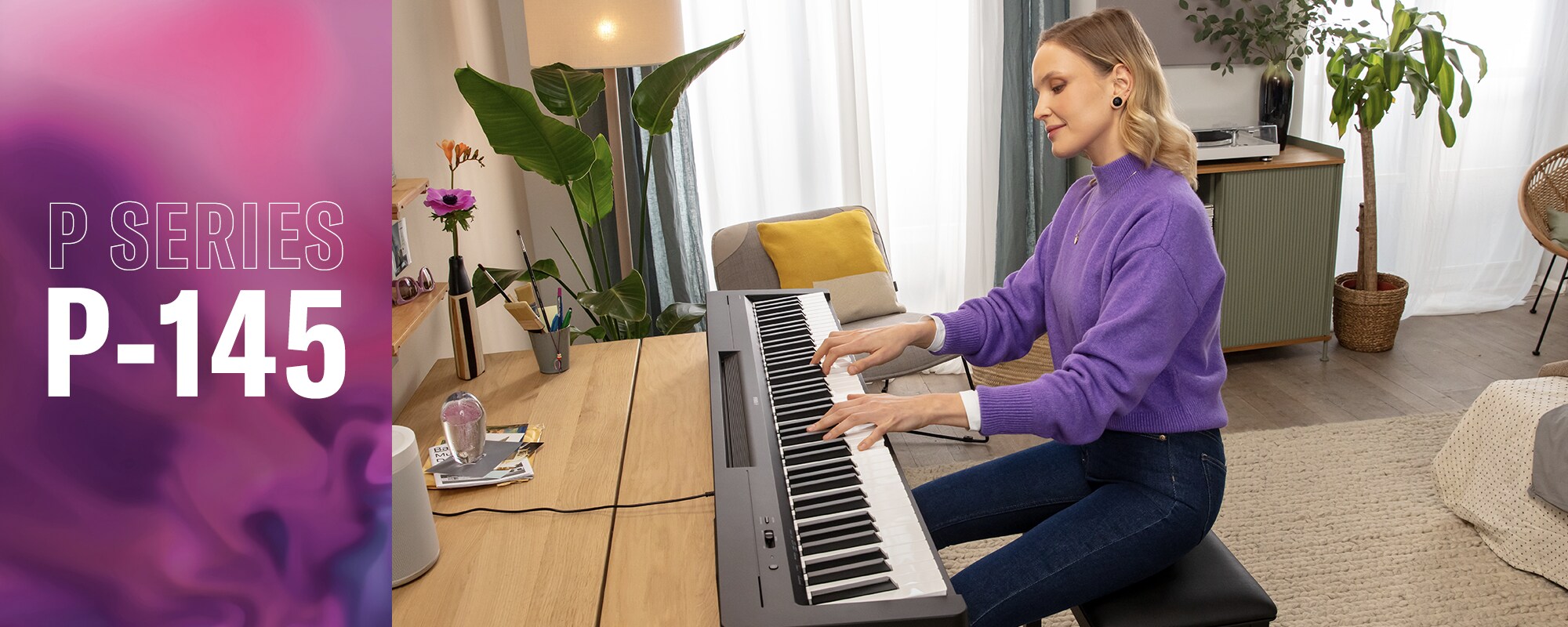 Nouveaux pianos numériques Yamaha P-145 et P-225 : l’harmonie parfaite entre le piano et la portabilité